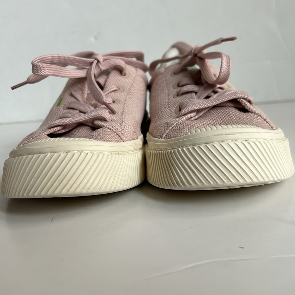 Cariuma Ibi rose knit lace sneaker men’s 8 women’s 9.5 - Picture 3 of 16